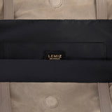 Asisi Tote Clay Suede- Luxury Italian Leather Handbag Work Tote interior