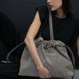 Asisi Tote Clay Suede- Luxury Italian Leather Handbag Work Tote model