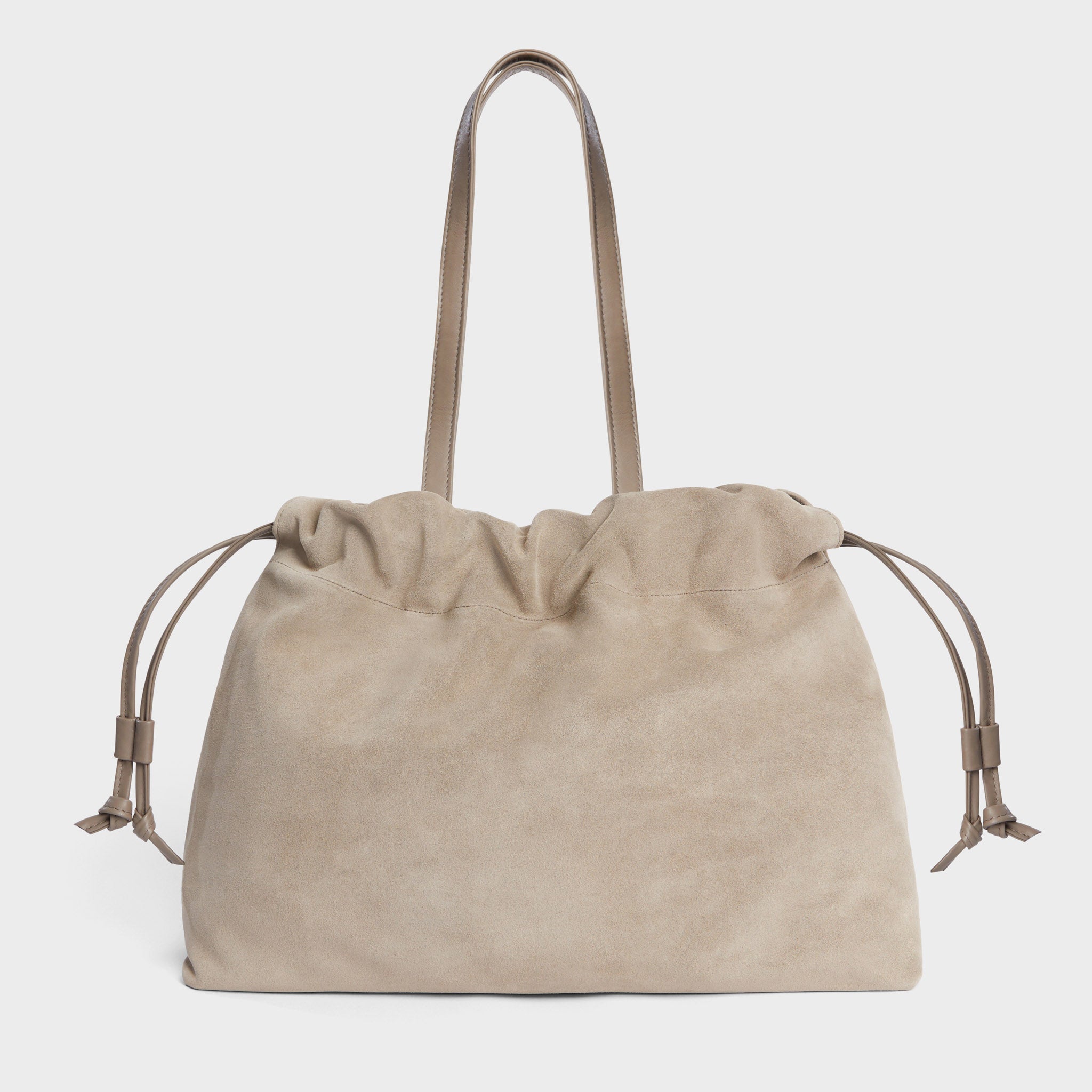 Asisi Tote Clay Suede Luxury Italian Leather Handbag Work Tote
