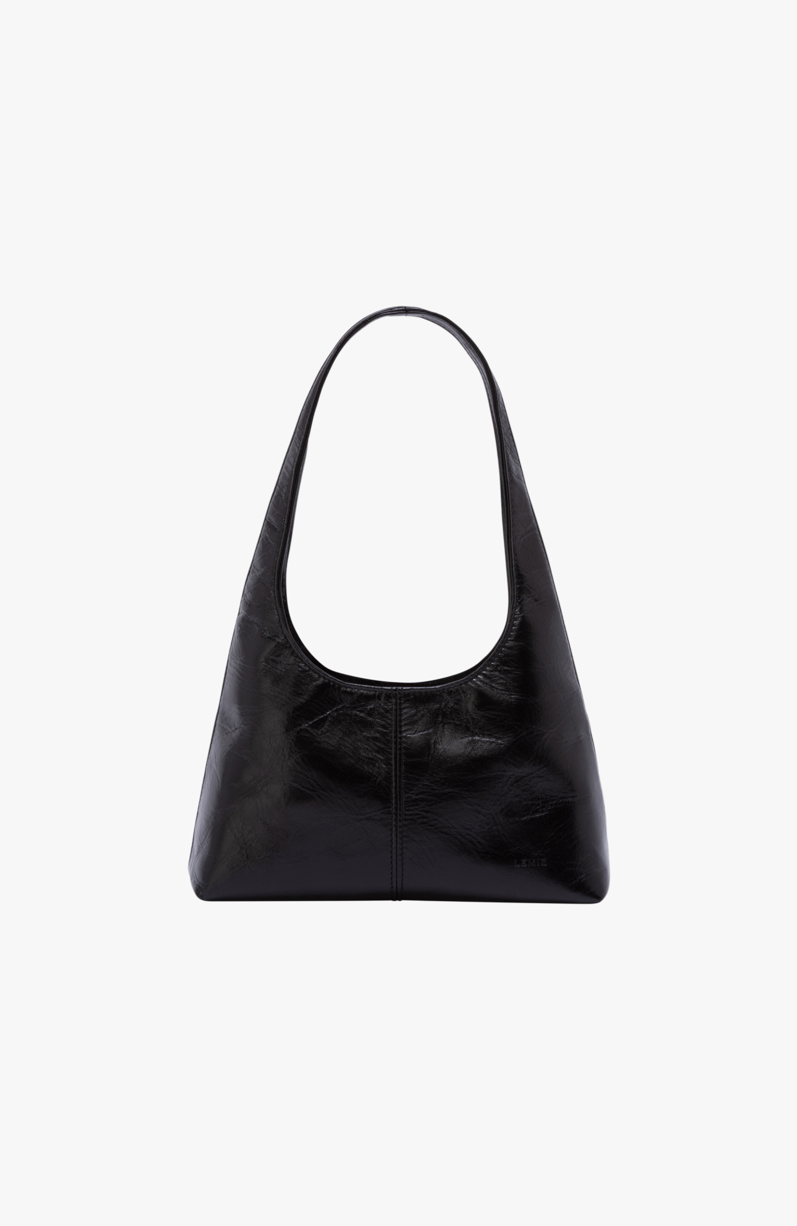 バッグ Apartment Three Daniel Hobo Bag Black Dani Hobo - Italian Leather shoulder bag | LEMIZ