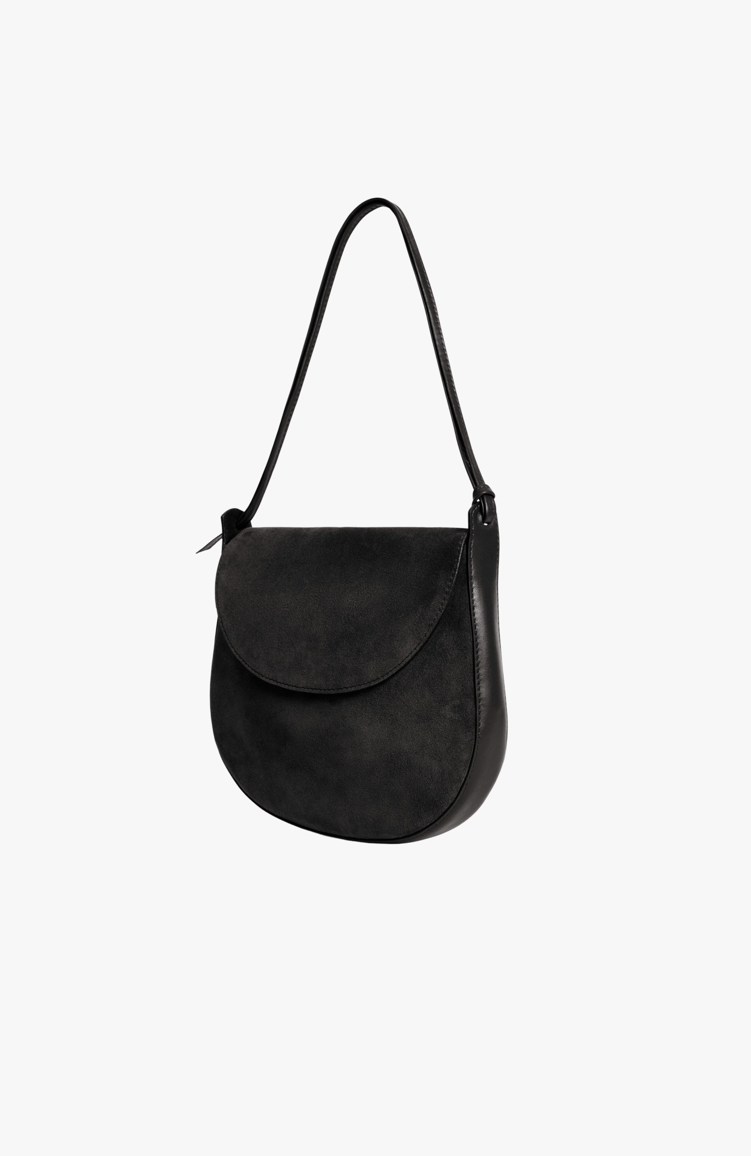 Black Juliette - Italian Leather shoulder bag | LEMIZ